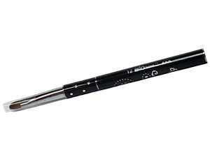Picture of Bio natural gel brush flat round #12 (black)